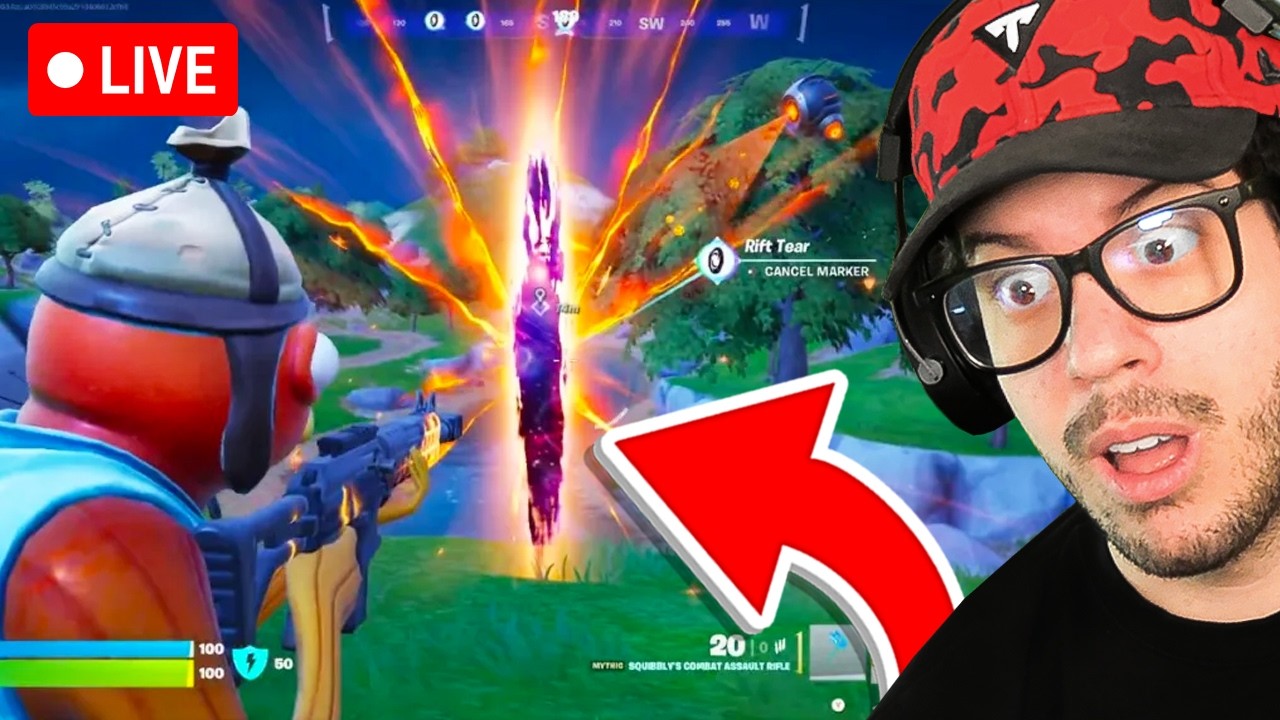 🔴 LIVE! - NEW UPDATE! MYTHIC RIFT LOOT in FORTNITE!