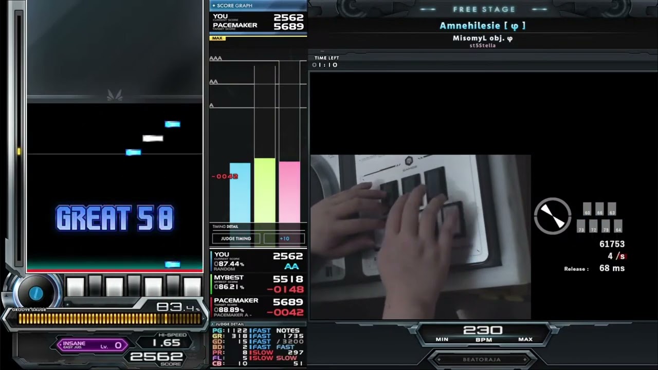 st5 Amnehilesie [ φ ] HARD CLEAR｜発狂BMS