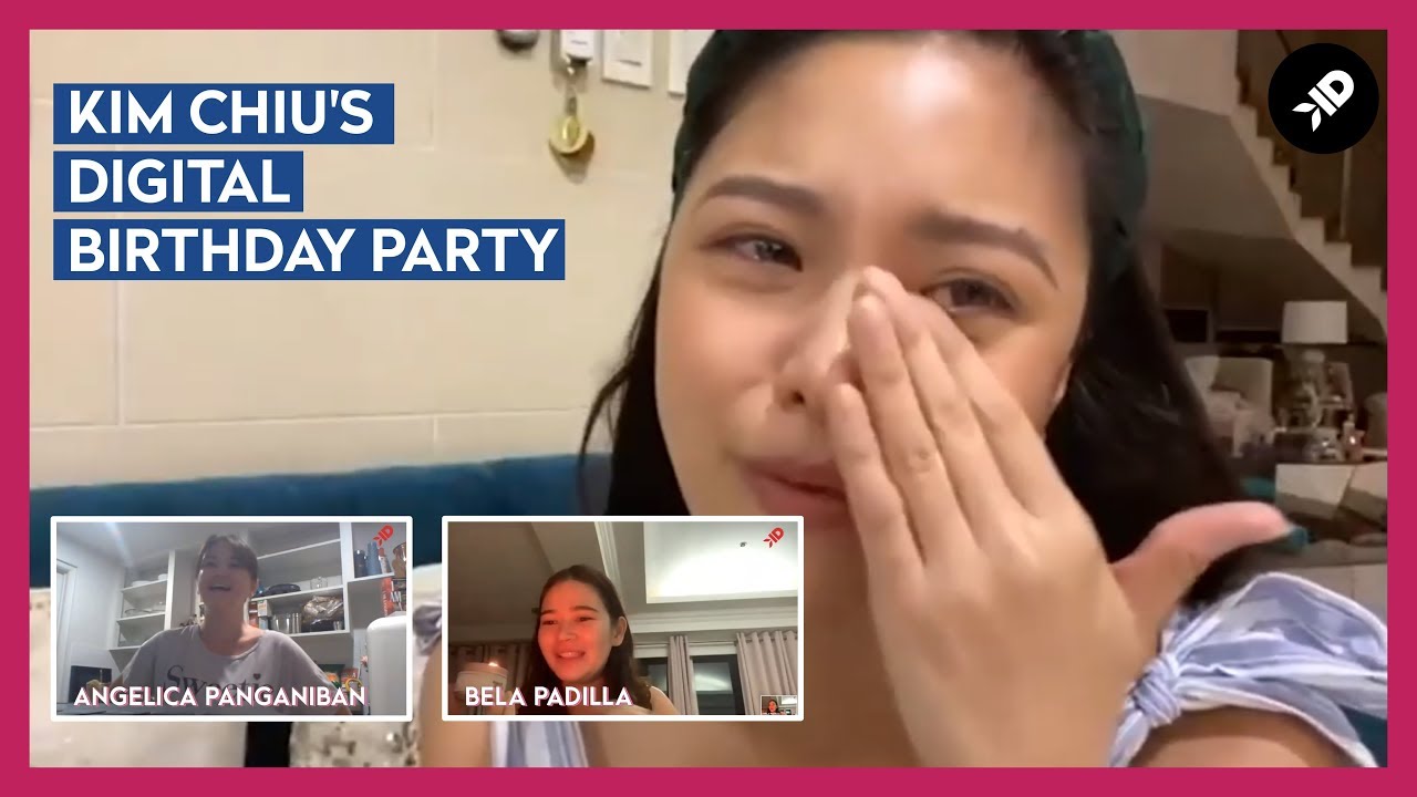 Surprise Zoom Party for Kim Chiu ft. Bela Padilla, Angelica Panganiban and more! | KreativDen