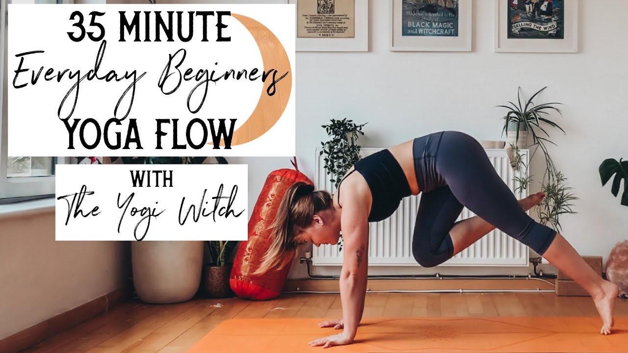 35 Minute // EVERYDAY BEGINNERS YOGA FLOW // The Yogi Witch