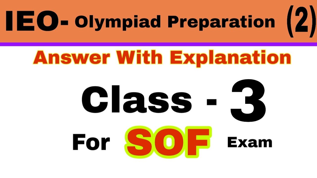 Class 3 IEO International English Olympiad Preparation 2 / IEO GRADE 3 / IEO OLYMPIAD CLASS 3