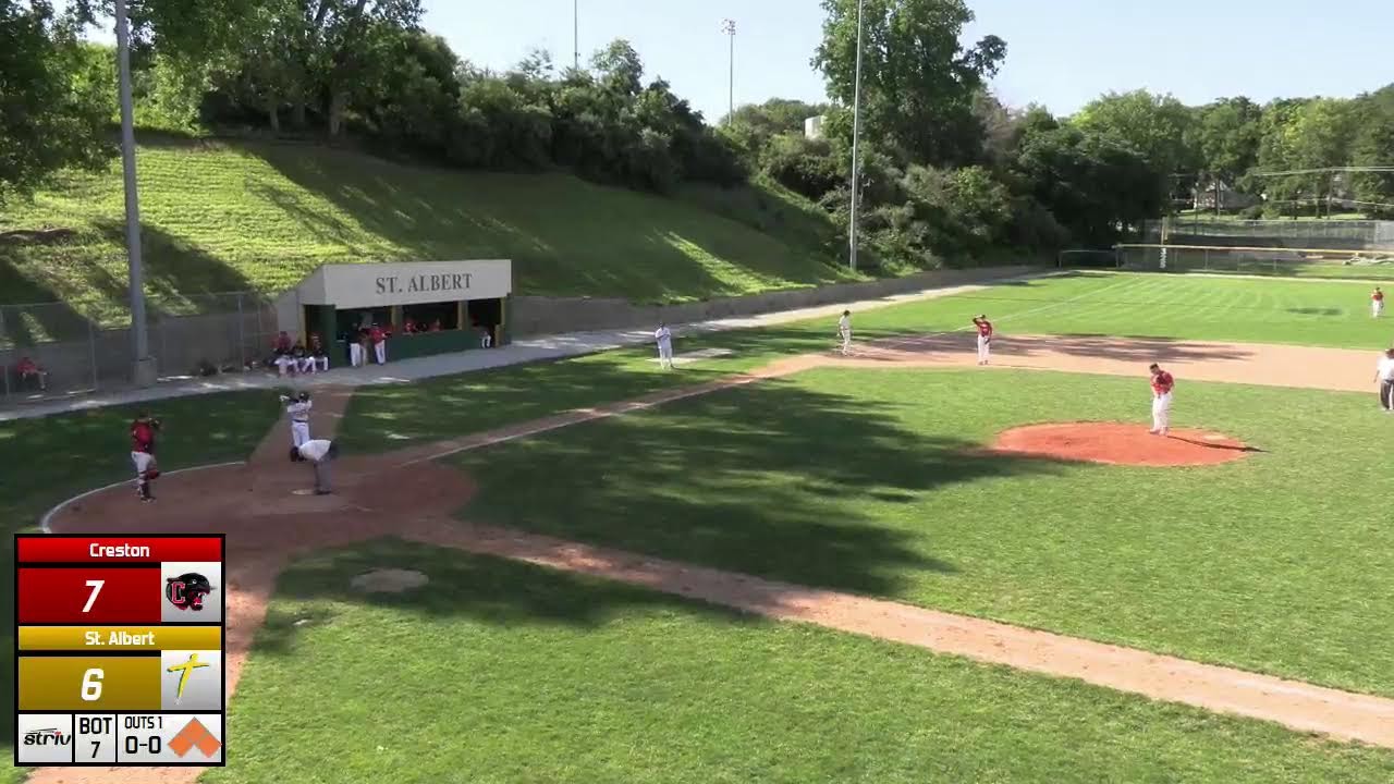 7/3/2024: SAINT ALBERT FALCONS VS. CRESTON BASEBALL SENIOR NIGHT