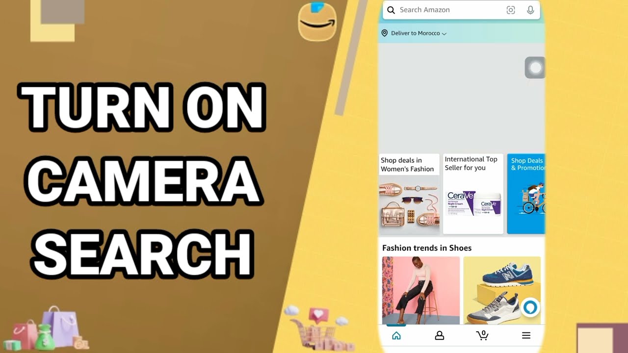 Как включить поиск по камере в приложении Amazon Shopping