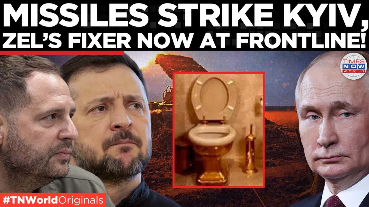 ZELENSKY’S FIXER YERMAK Runs to ‘Front After $100M Scandal as Putin Pounds Capital | Times Now World
