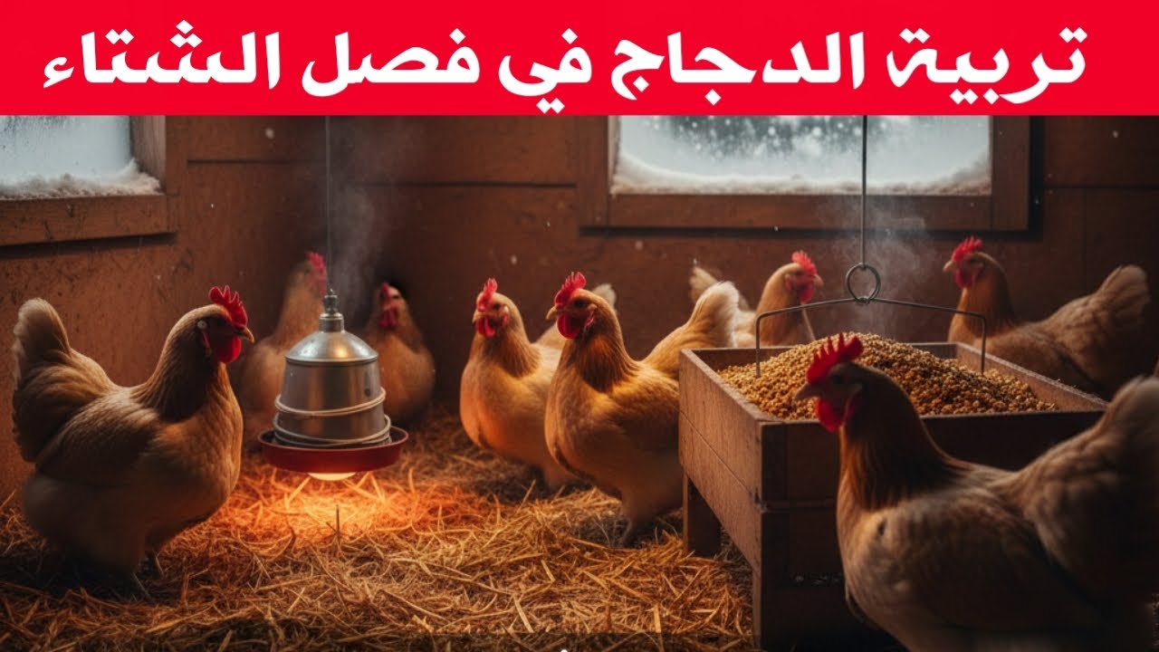موضوع شيق و مهم عن كيفية تربية الدواجن في فصل الشتاء