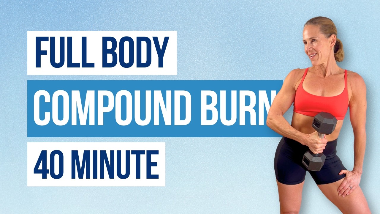 40 MIN Full Body Compound Workout | Summer Body Shred Challenge
