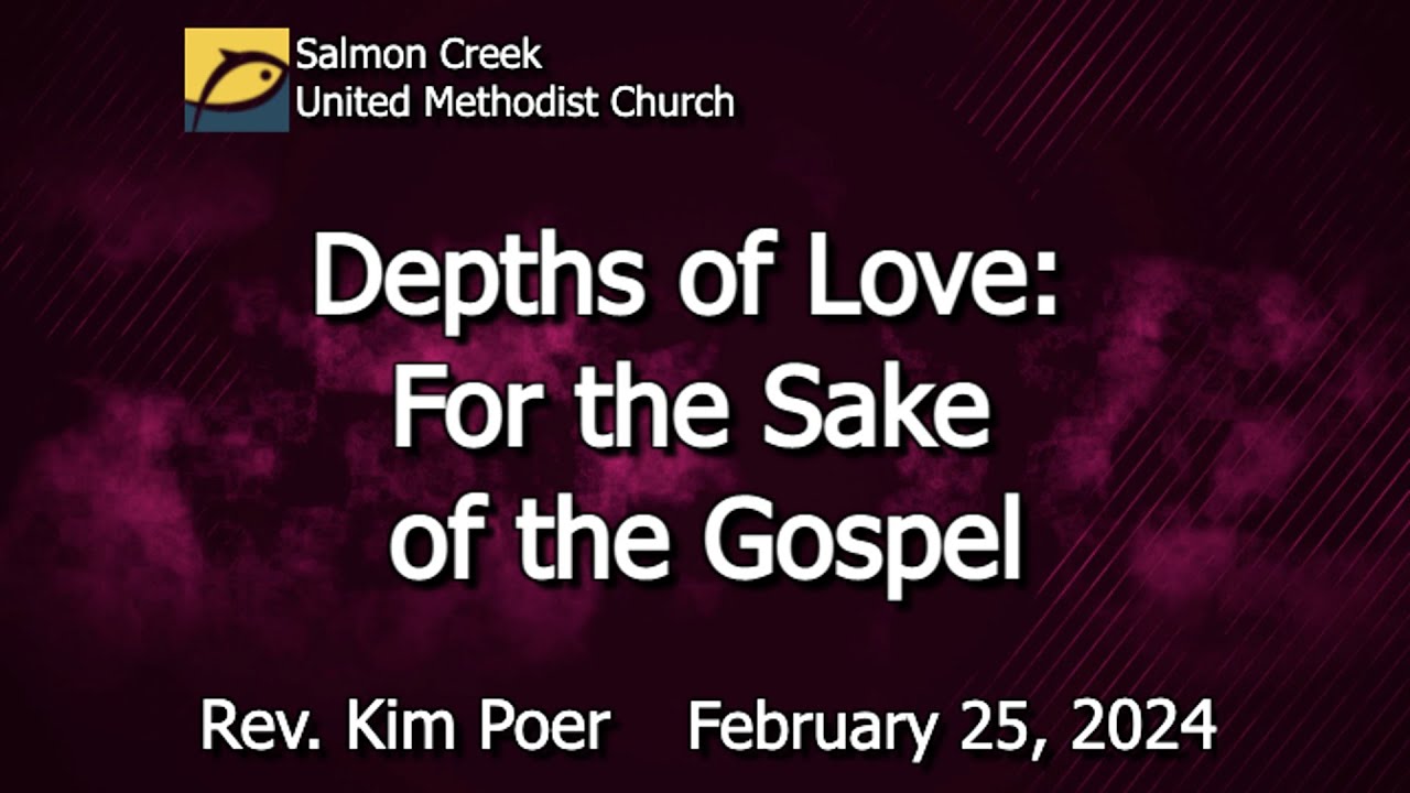 Salmon Creek United Methodist Church   Rev. Kim Poer