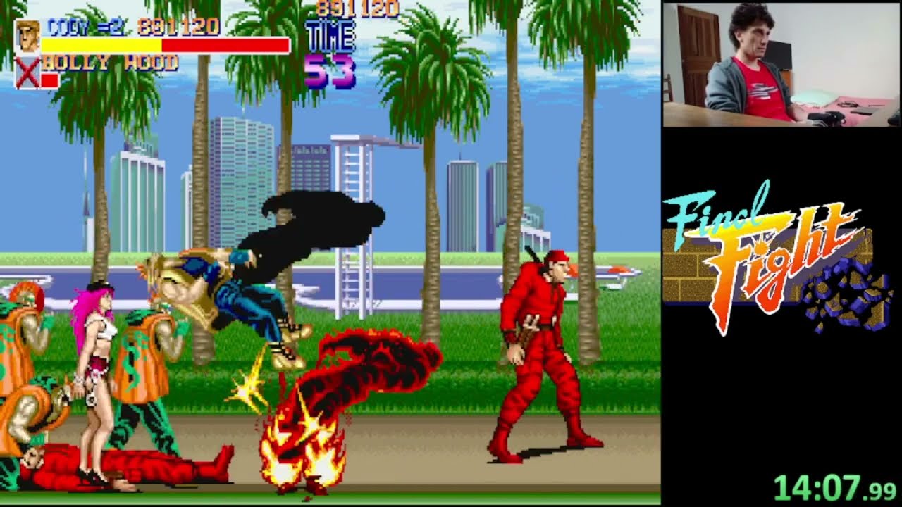 Final Fight (Arcade) - No Death - Cody - 17:14