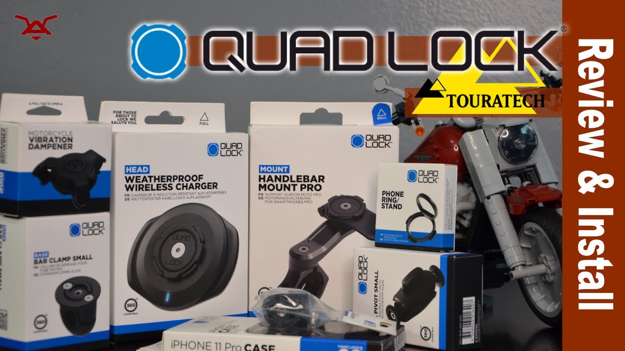 Quad Lock Phone & Touratech GPS Mounts - Unboxing | Installation | Conclusion