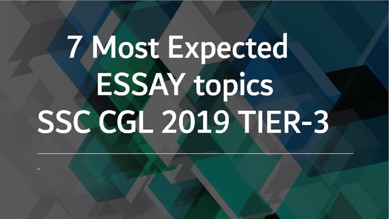 SSC CGL TIER 3 Preparation | Essay Writing
