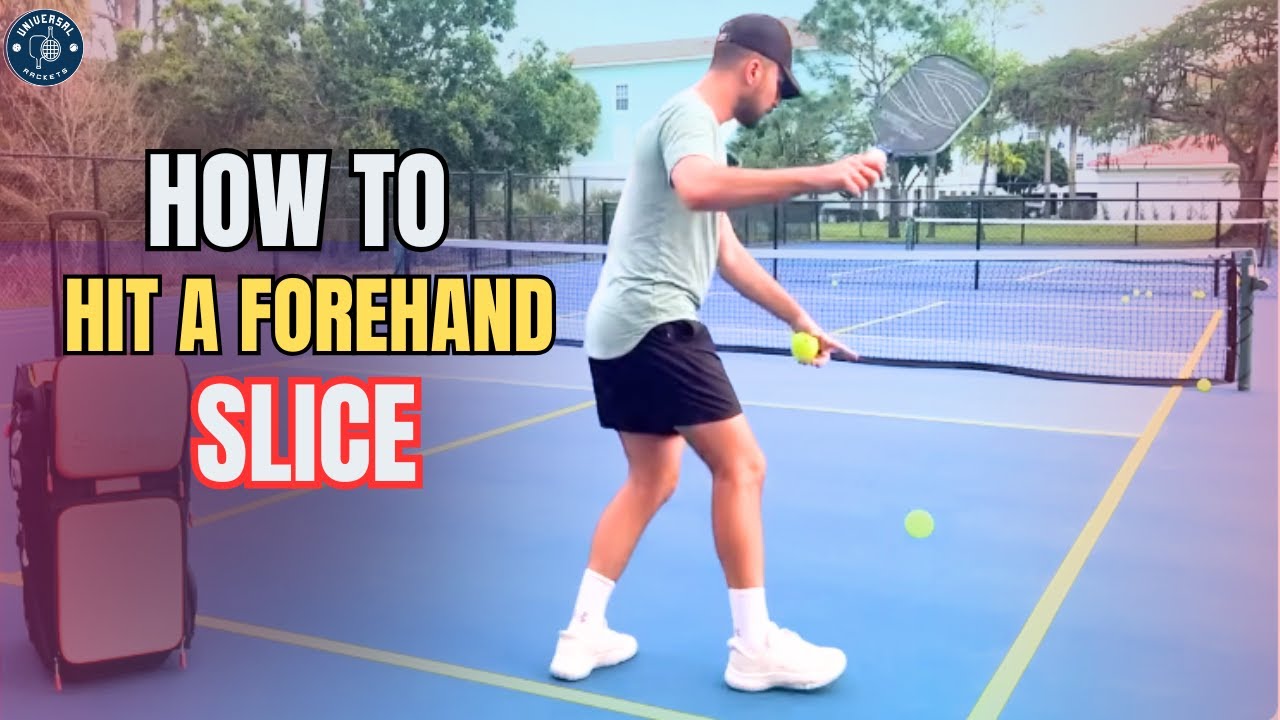 How To Hit An AMAZING Forehand Slice: FOR ANY LEVEL!