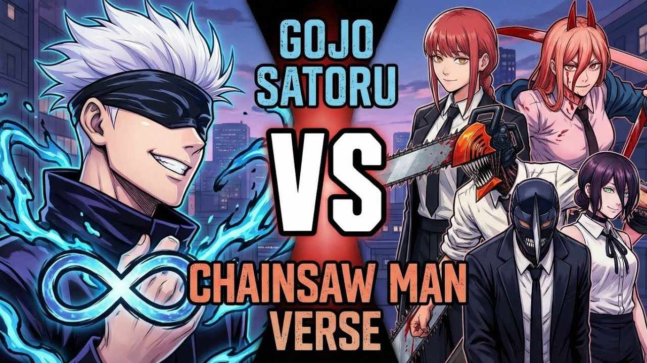 Gojo vs Chainsaw Man – When Infinite Void Enters Absolute Chaos