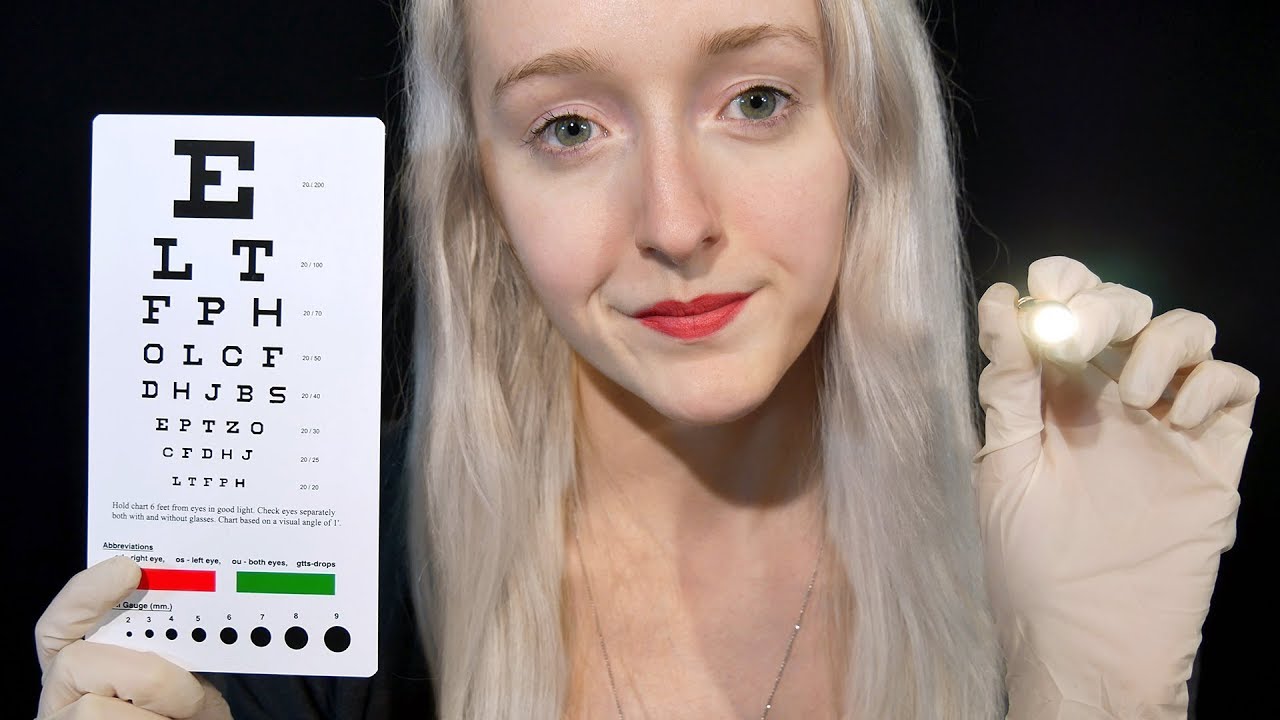 ASMR Eye Examination Role Play | Personal Attention Triggers