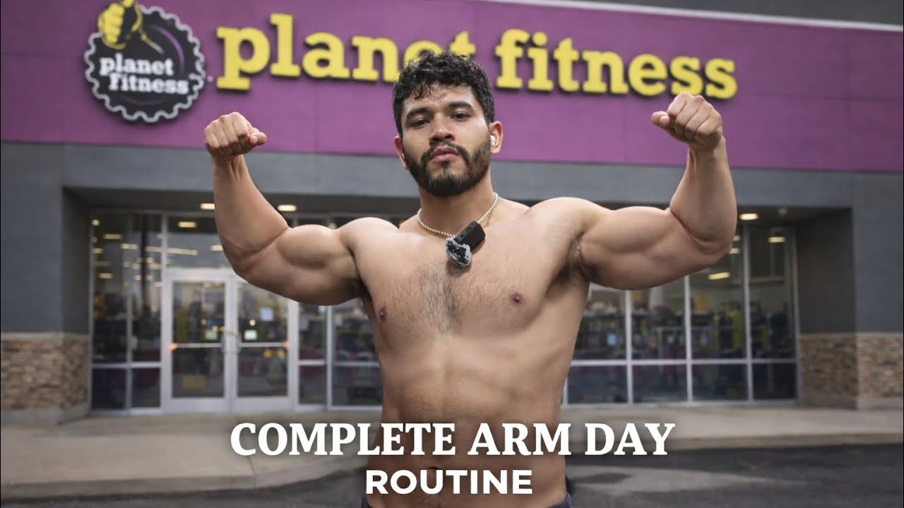 Complete Arm Day Routine at planet fitness