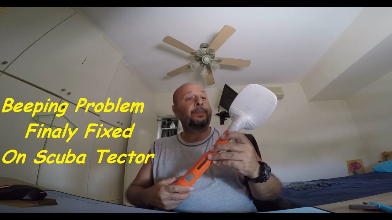 SCUBA TECTOR DETEKNIX METAL DETECTOR BEEPING PROBLEM FINALLY FIXED