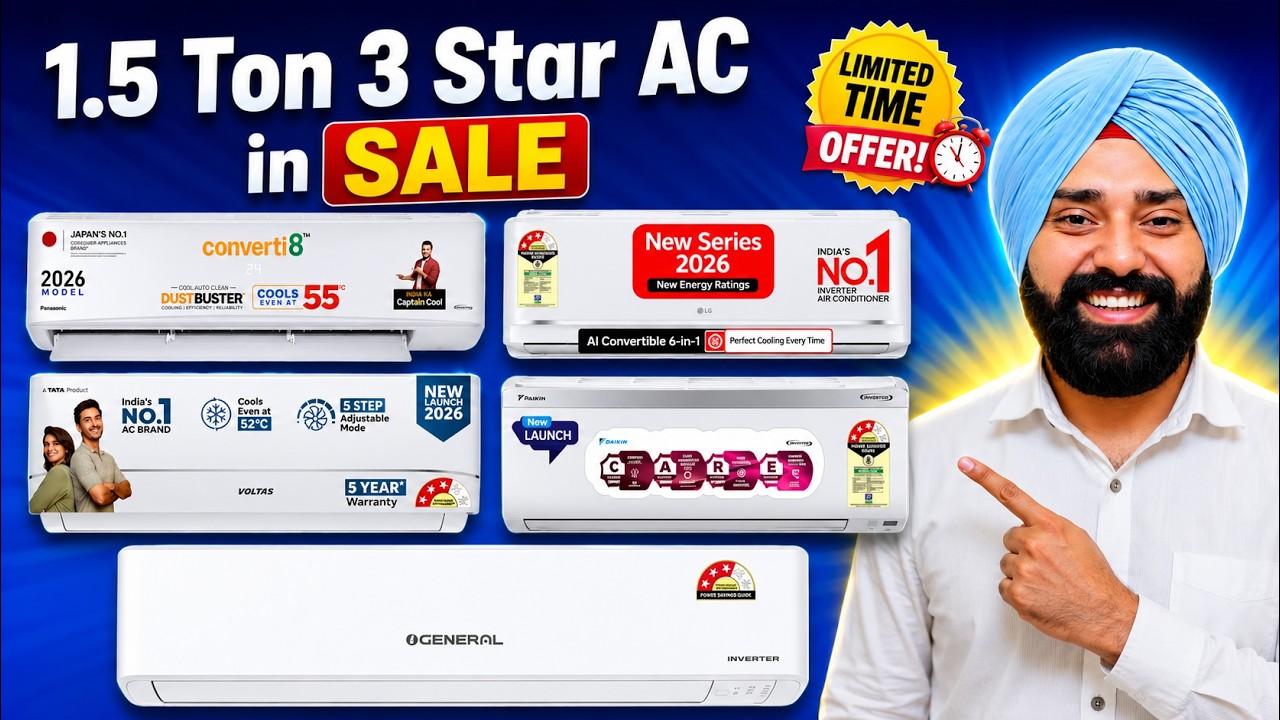 Don't Buy Any AC Before Watching This | Best 3 Star AC 2026