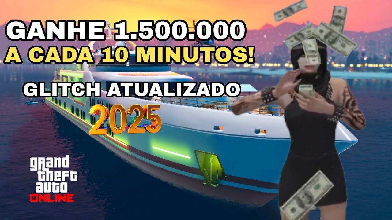 GLITCH DE DINHEIRO ATUALIZADO Gta V Online 1.500.000 em 10 MINUTOS | PASSO A PASSO