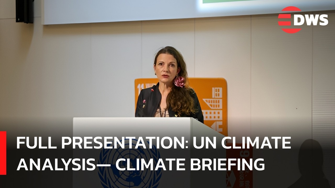 UN Climate Report 2025 Explained | Presentation by Anne Olhoff | CLIMATE BRIEFING | DWS News | AL14