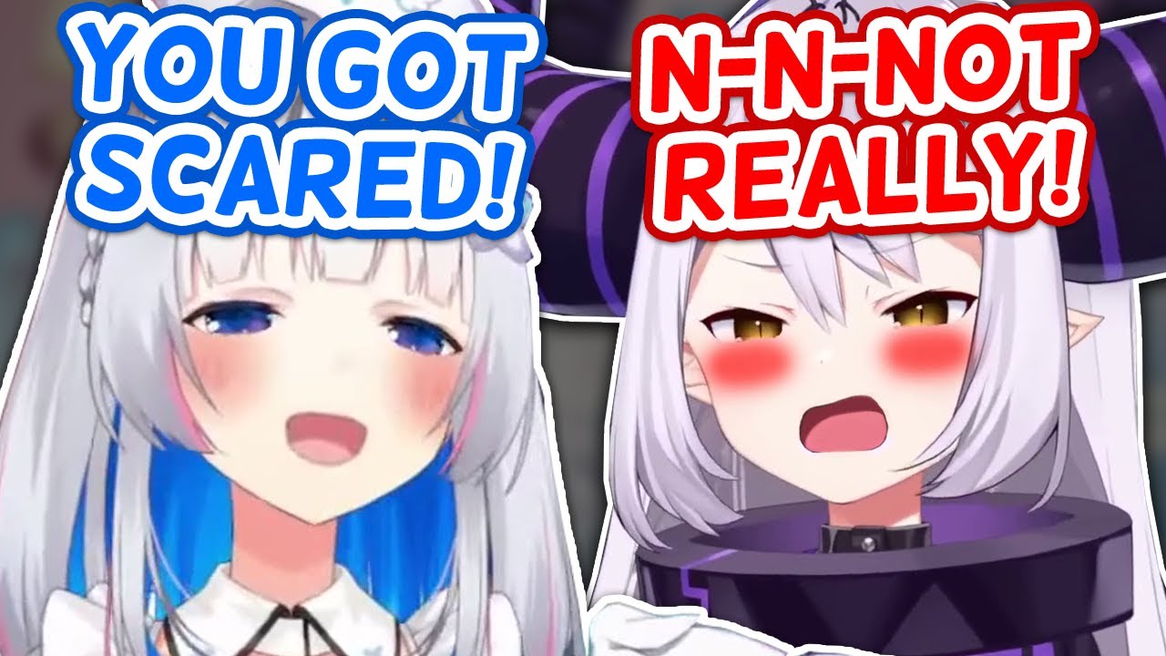 Laplus Got Scared By Kanata's Rabbits But Tries To Deny It