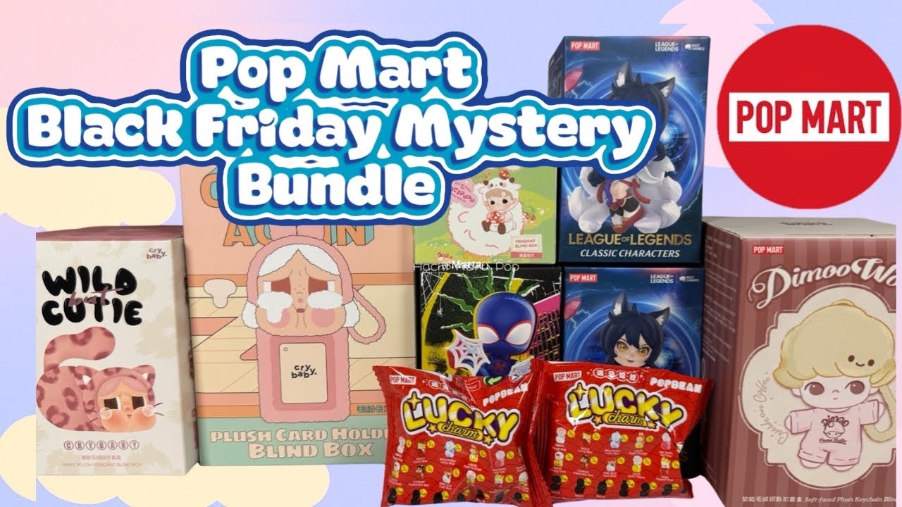 Pop Mart Black Friday Bundle  Unboxing | Random Blind Boxes ✨  