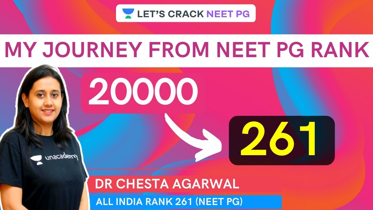 My Journey from NEET PG Rank 20,000 to AIR 261 | NEET PG/NEXT Exam | Dr. Chesta Agarwal