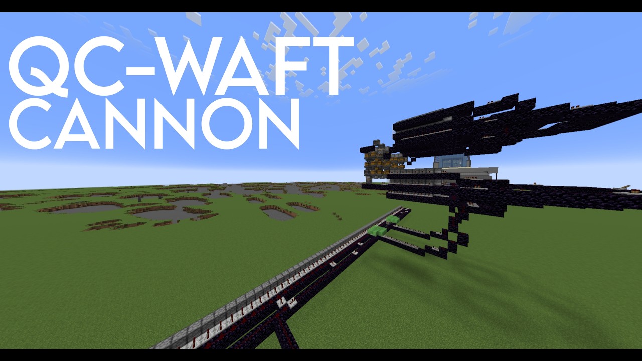 10h pour Faire le Meilleur Cannon à TNT Minecraft | qc-waft cannon