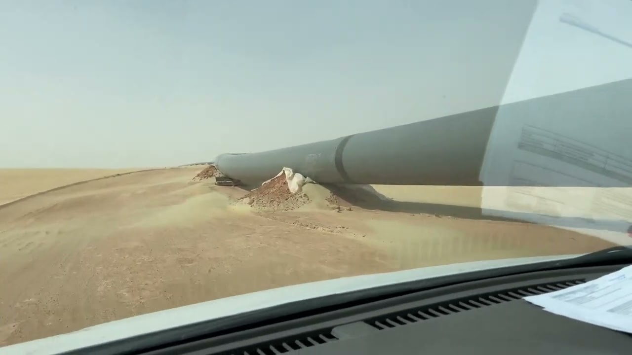 Aramco pipelines new installation.