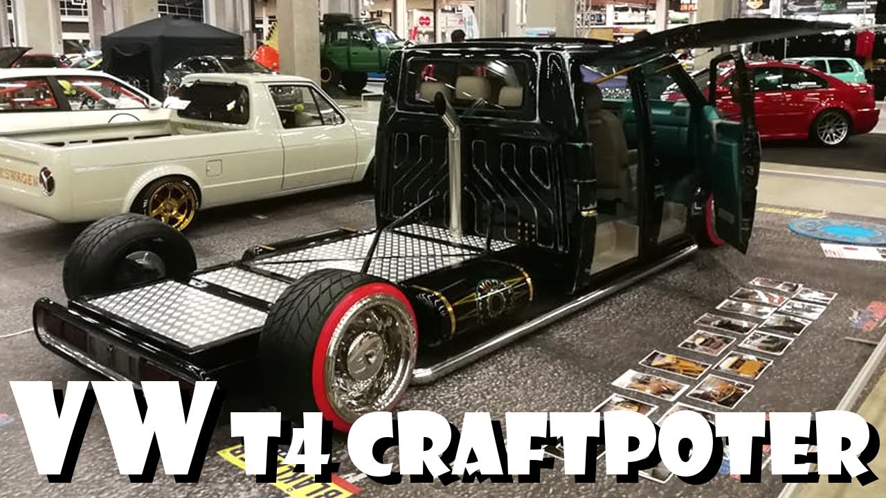Volkswagen VW Crafter T4 flatbed Bus build Modcars.net Craftpoter Built Story - Overhaulin CARGASM
