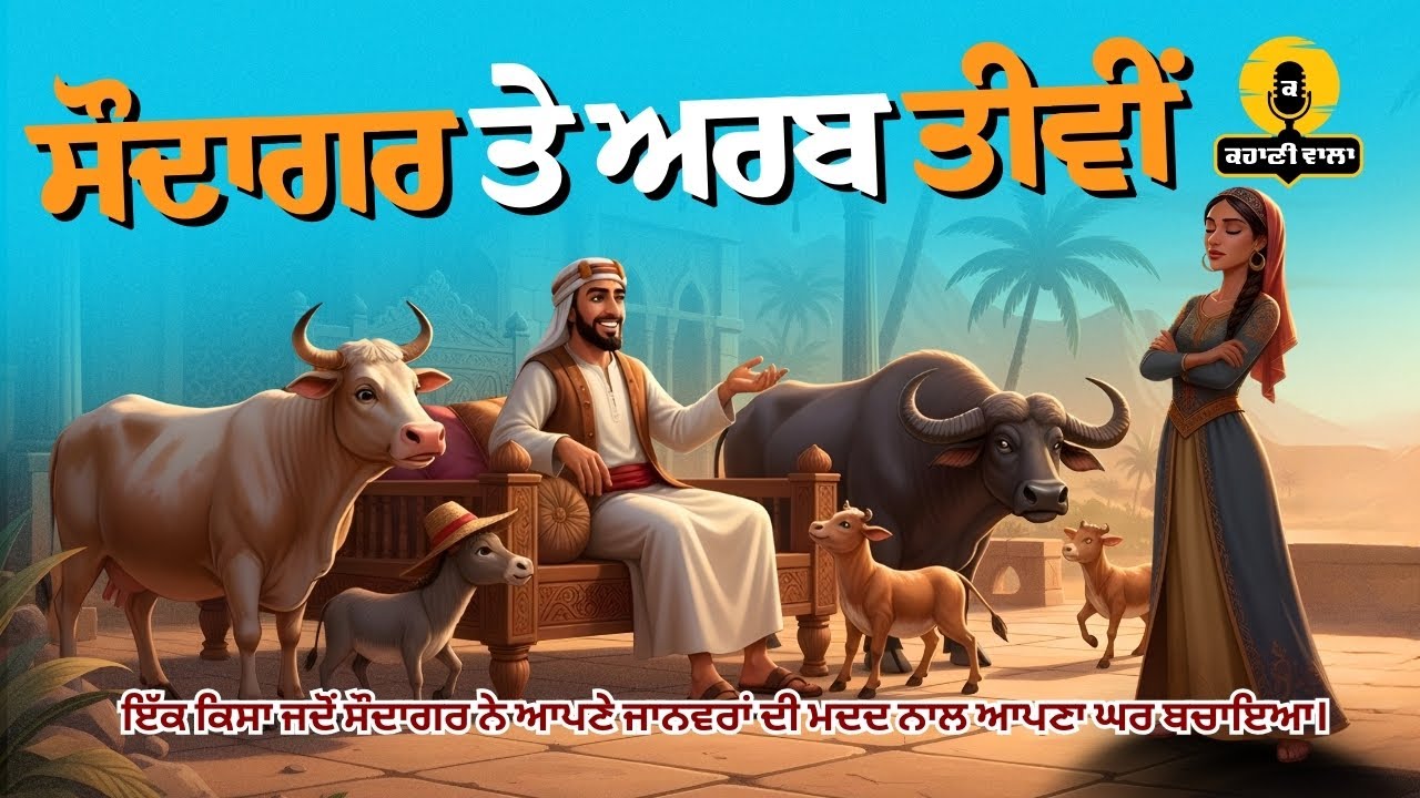 ਸੌਦਾਗਰ ਤੇ ਅੜਬ ਤੀਵੀਂ | Saudagar Te Arab Tiween | Punjabi Folk Story |Punjabi Stories | Punjabi Kahani