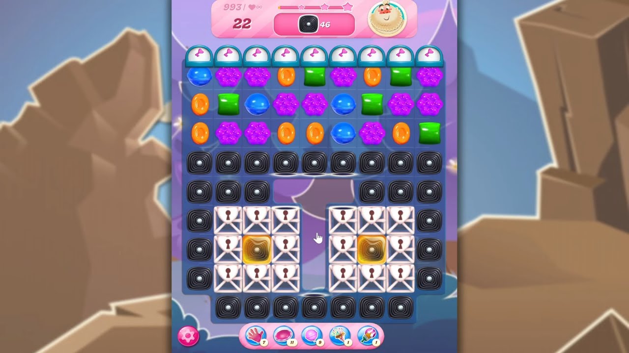 Candy Crush Saga LEVEL 993 NO BOOSTERS&nbsp;(new version)🐟☑️