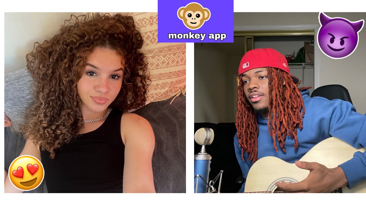 SERENADING BADDIES WITH MY SINGING ON MONKEY APP!