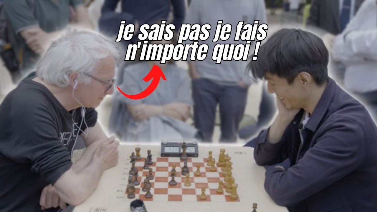 Il pensait que j'étais un DÉBUTANT aux ÉCHECS et me fait un 