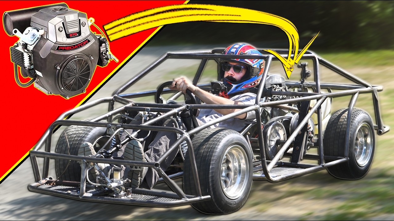We Built a Full Suspension Predator 670 Mini NASCAR! (100% Custom)