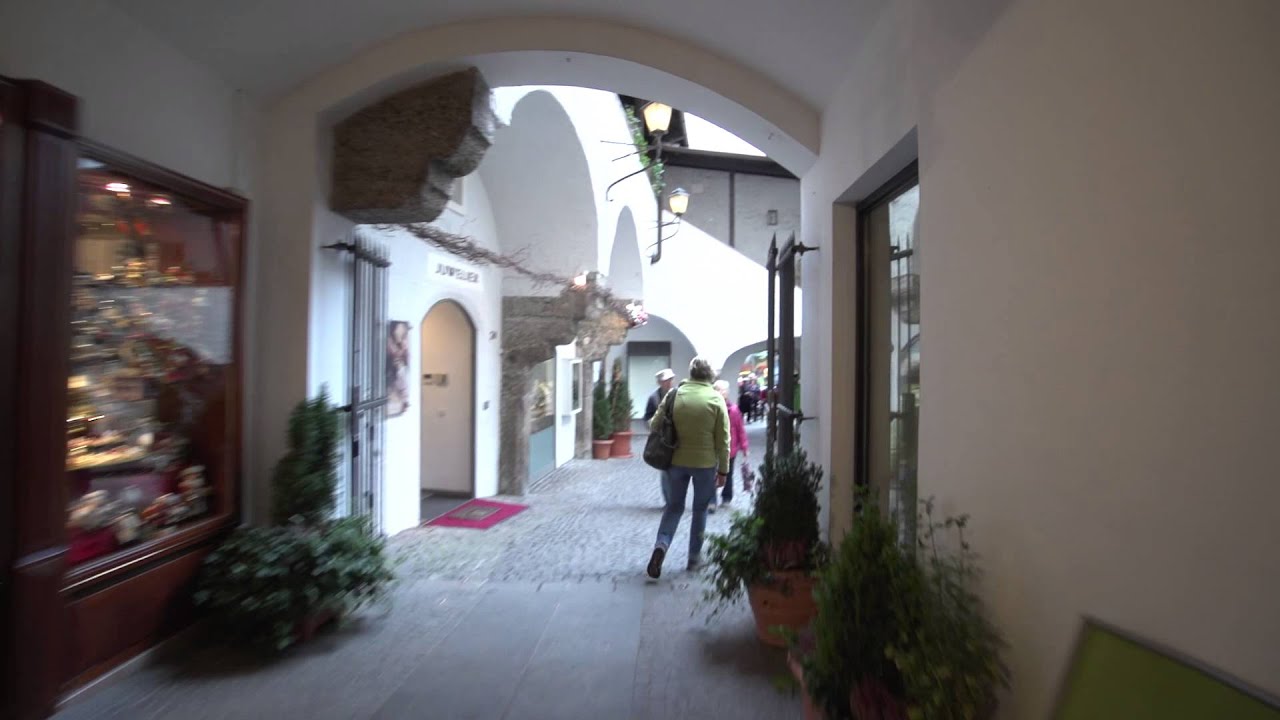 Salzburg, Austria, walk in the alleys