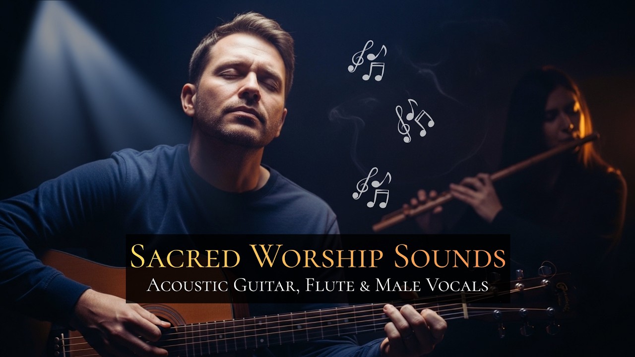 Sacred Christian Hymns for Deep Relaxation | Acoustic Guitar, Flute & Baritone Voice.