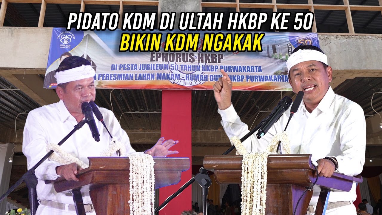 INI PIDATO KDM DI ULTAH HKPB KE 50 | BIKIN JEMAAT NGAKAK