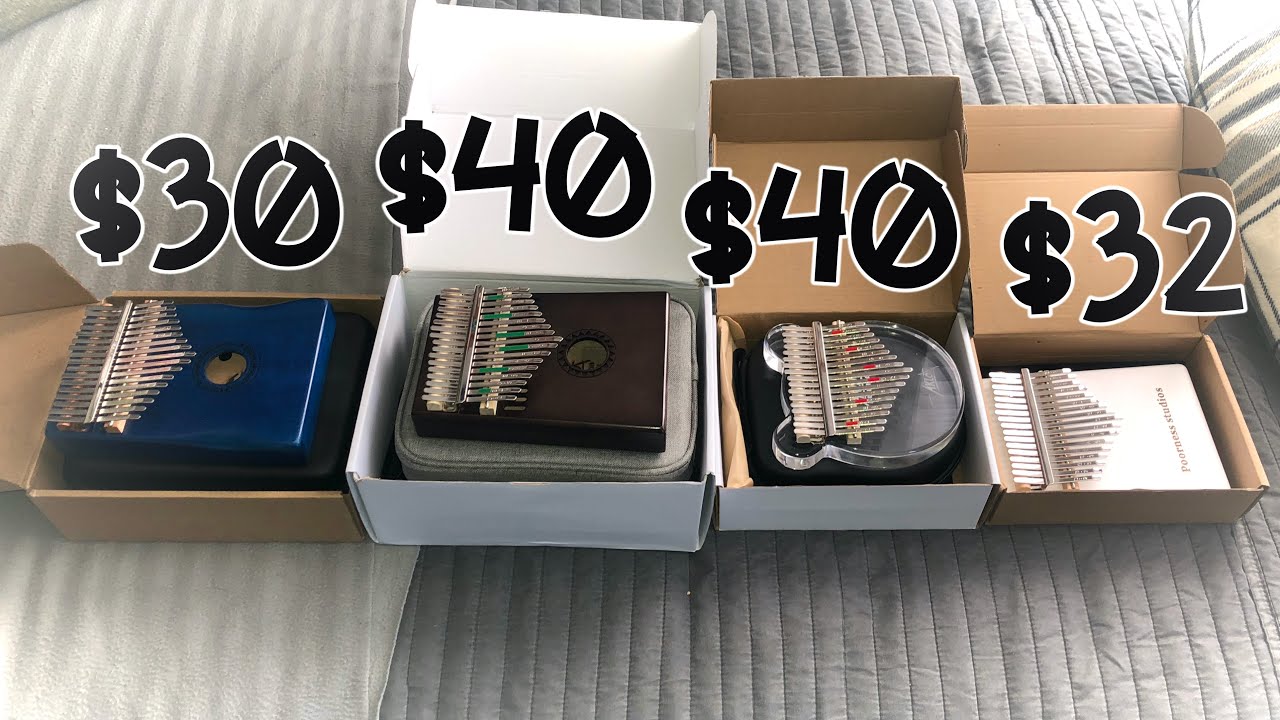 Kalimba Shootout (wood hollow box vs acrylic flatboard vs wood flatboard)