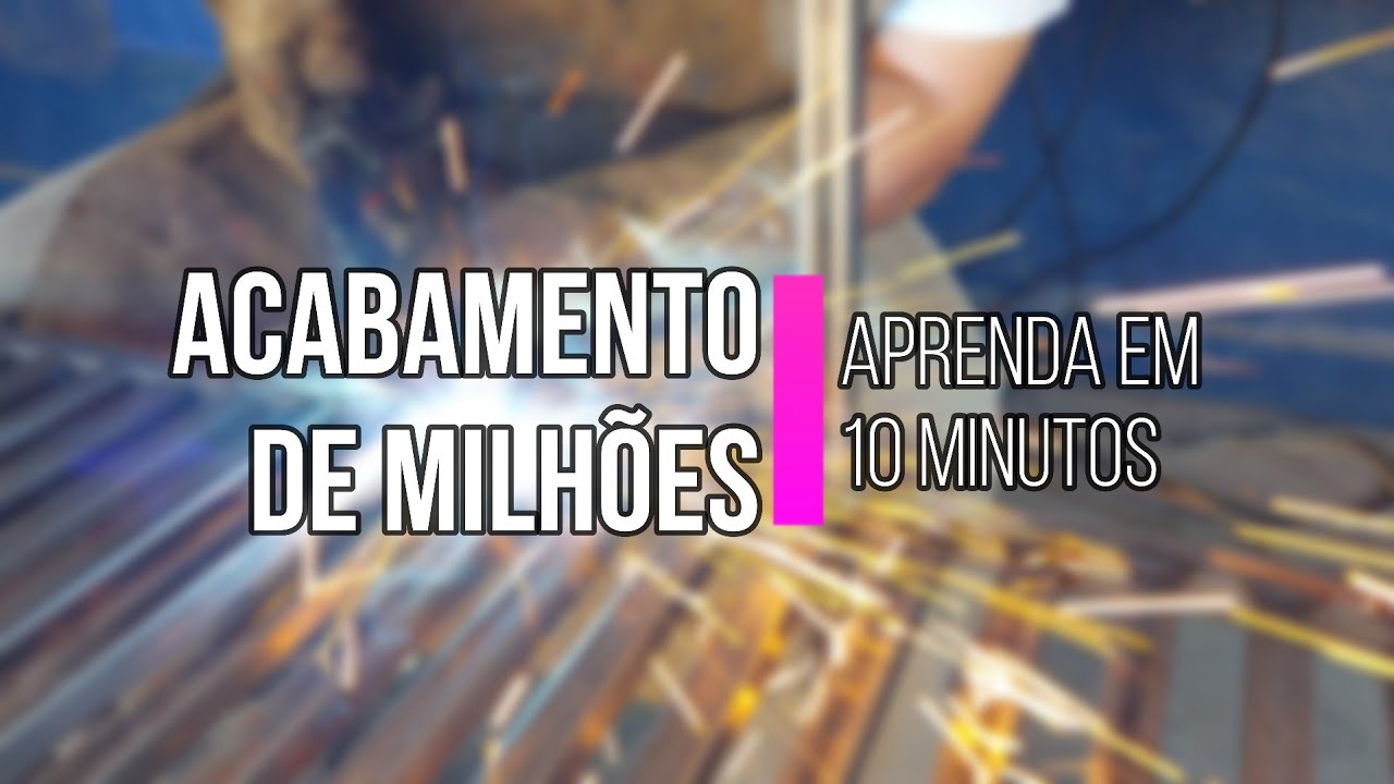 APRENDA FAZER ESSE ACABAMENTO DE MILHÕES EM METALON