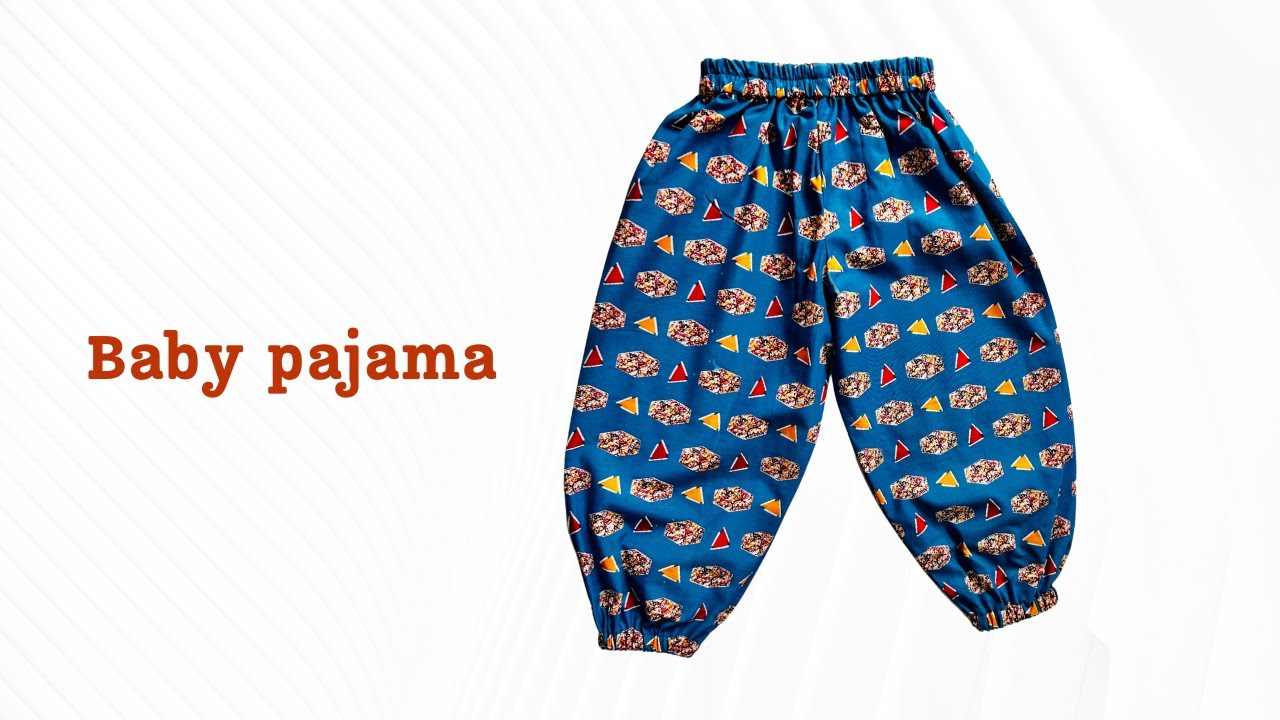 Easy baby pajama cutting and stitching/ baby pant cutting and stitching