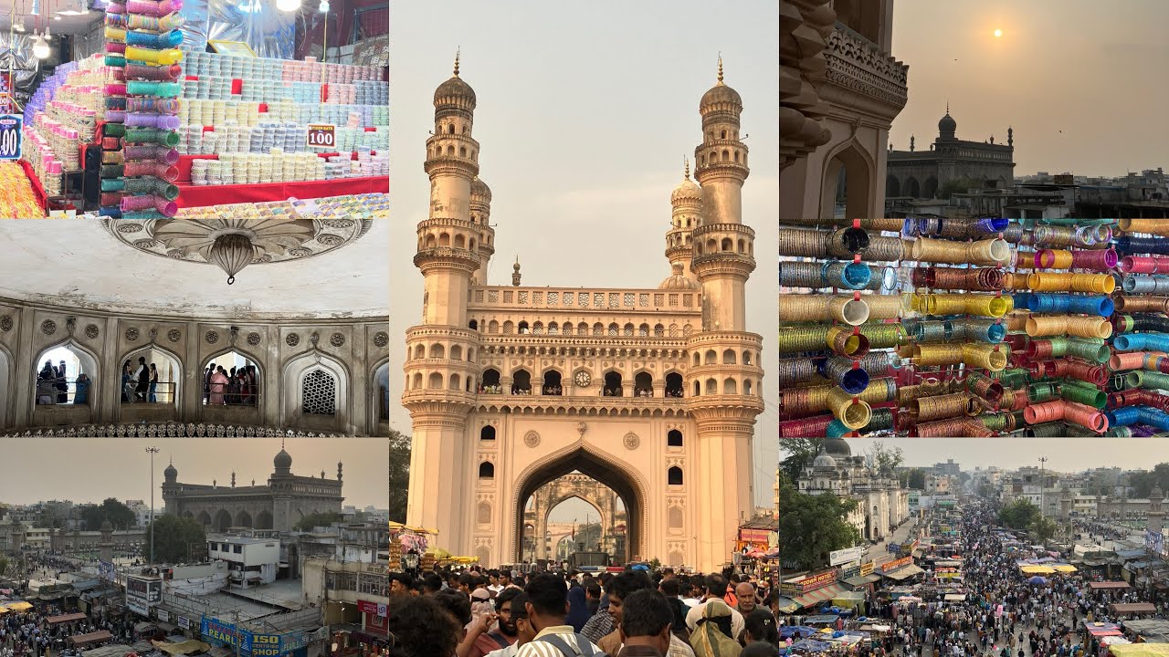 Hyderabad  చార్మినార్ 🕌అందాలు 🥰shopping విశేషాలు 💍👗💄👜👒👸🏻