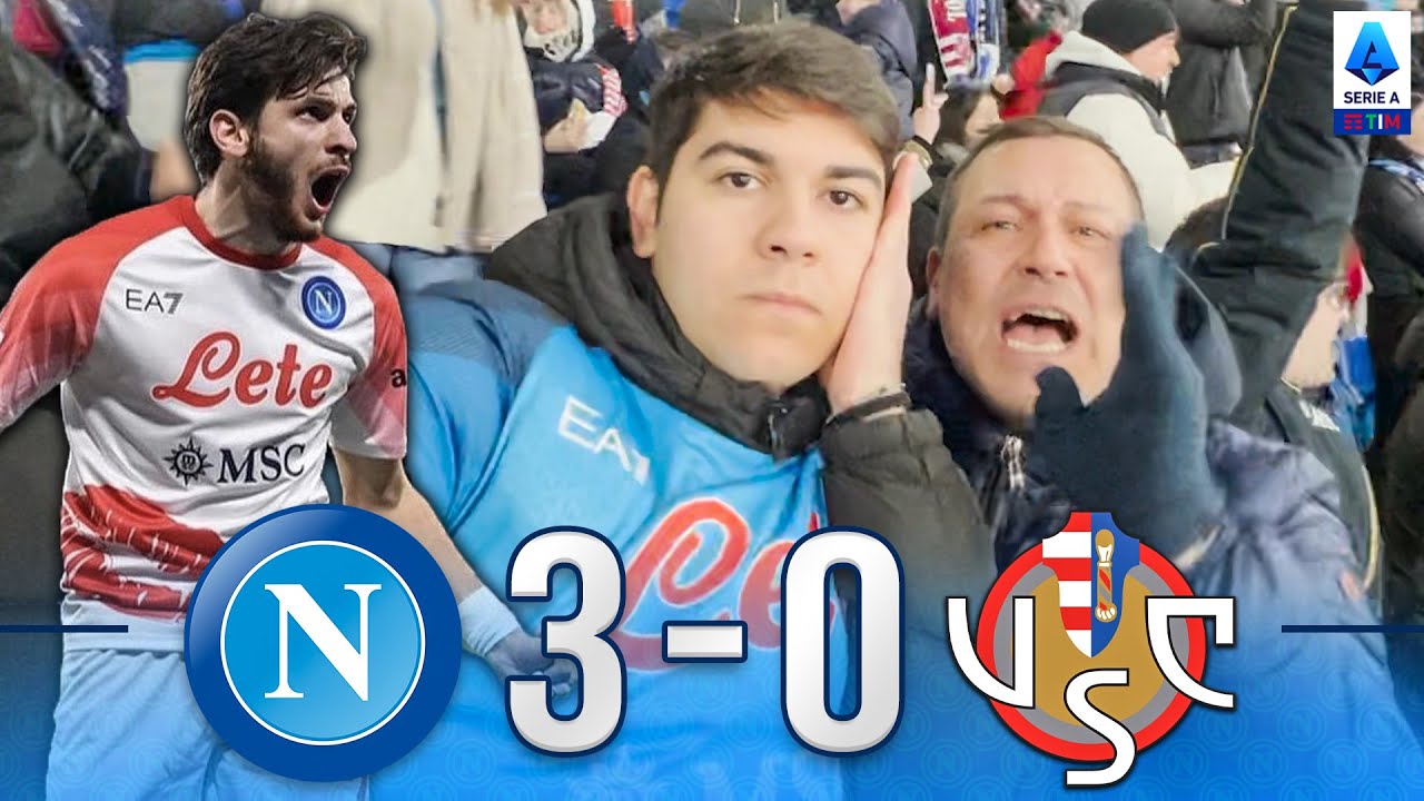 🔥 ASFALTATI!! NAPOLI-CREMONESE 3-0 | LIVE REACTION NAPOLETANI dallo STADIO MARADONA