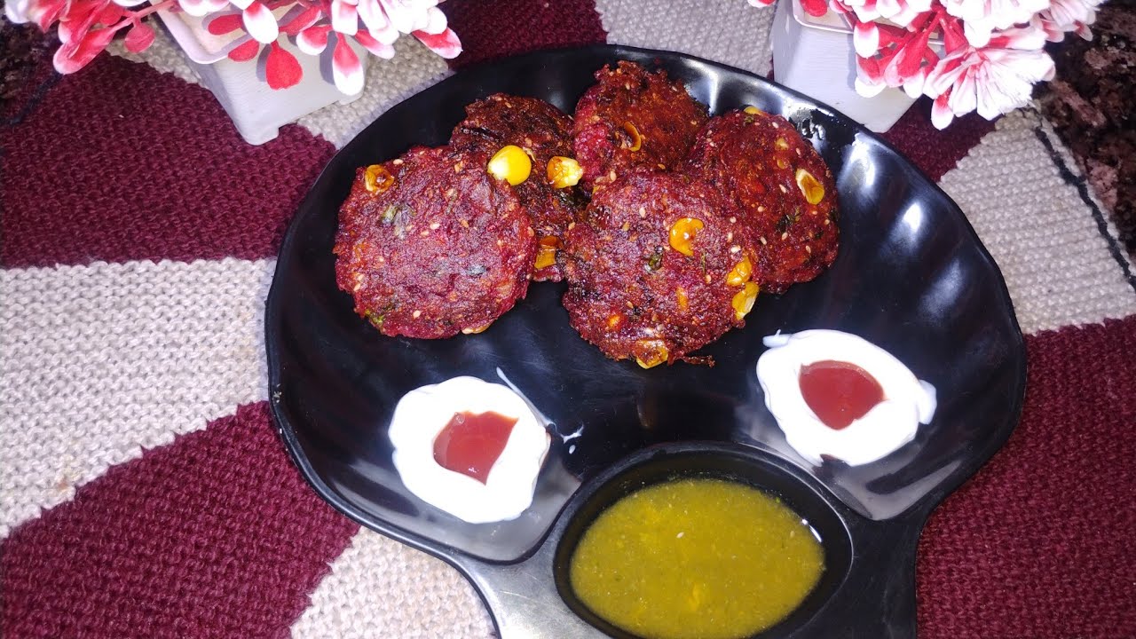 #healthy tasty beetroot tikki recipe 😋🤗