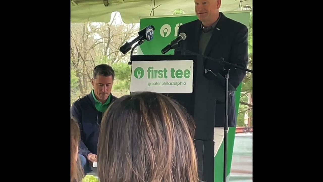 First Tee groundbreaking at Walnut Lane MJ Brown Learning Ctr