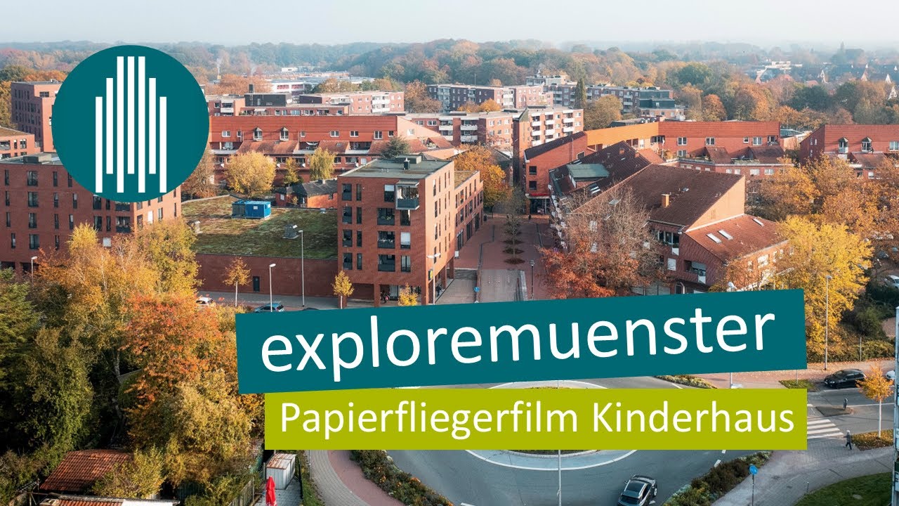 Papierfliegerfilm Kinderhaus: Kleine Entdeckungsreise durch M&uuml;nsters Stadtteile mit FPV-Drohne
