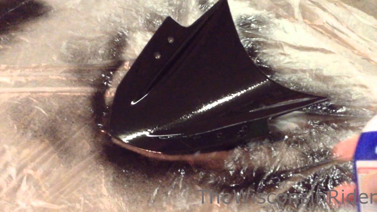 Ninja 300 Plasti Dip Windshield