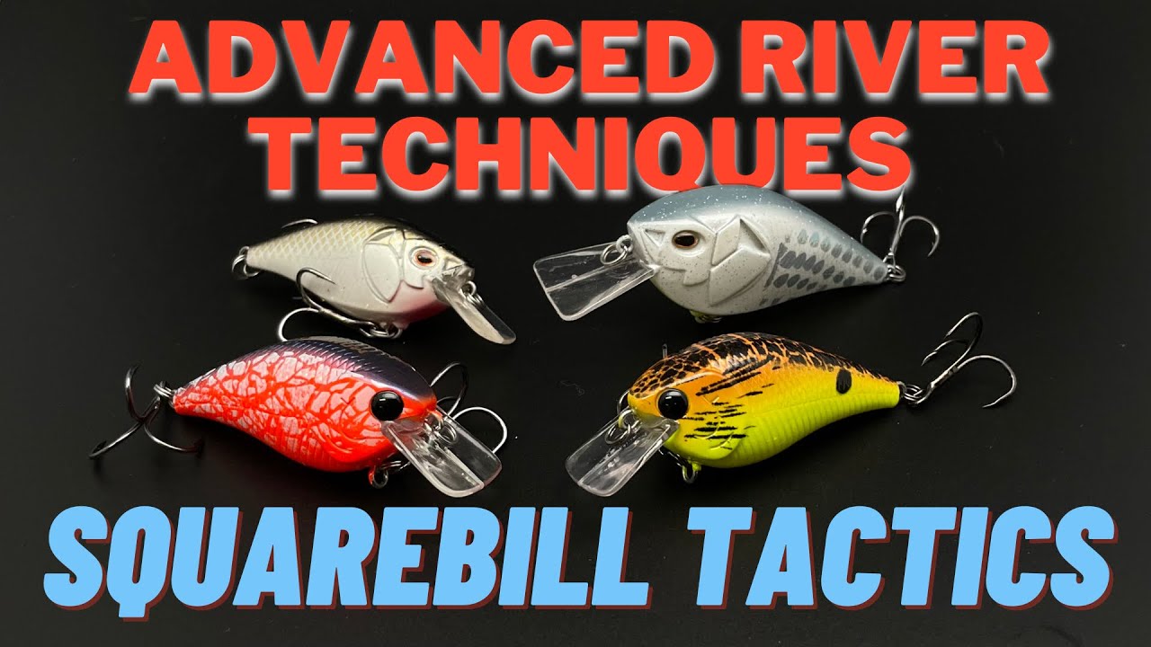 BEST TECHNIQUES For River Fishing With A SQUAREBILL || Paul w/ BURLY FISHING