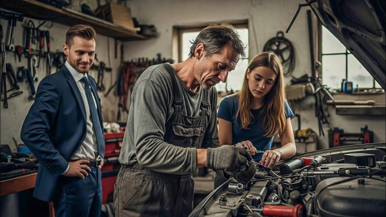 Un PDG se moque d’un père célibataire réparant sa voiture — Ferrari le nomme génie