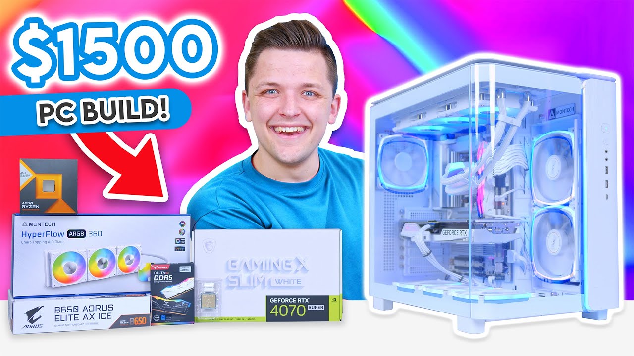 Best $1500 Gaming PC Build 2024! 🚀 [Full Build Guide w/ 1440p Benchmarks]