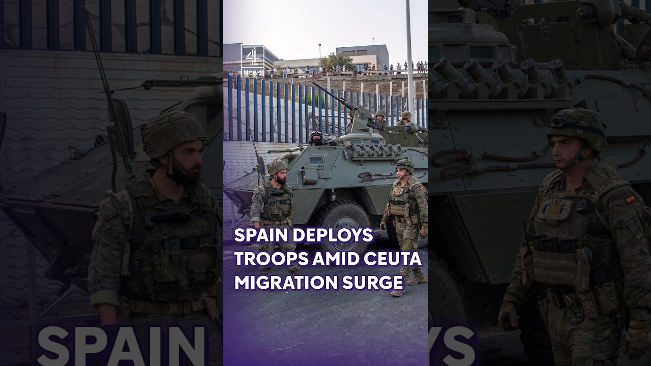 Troops deployed to Ceuta as an estimated 49,000 migrants cross from Morocco