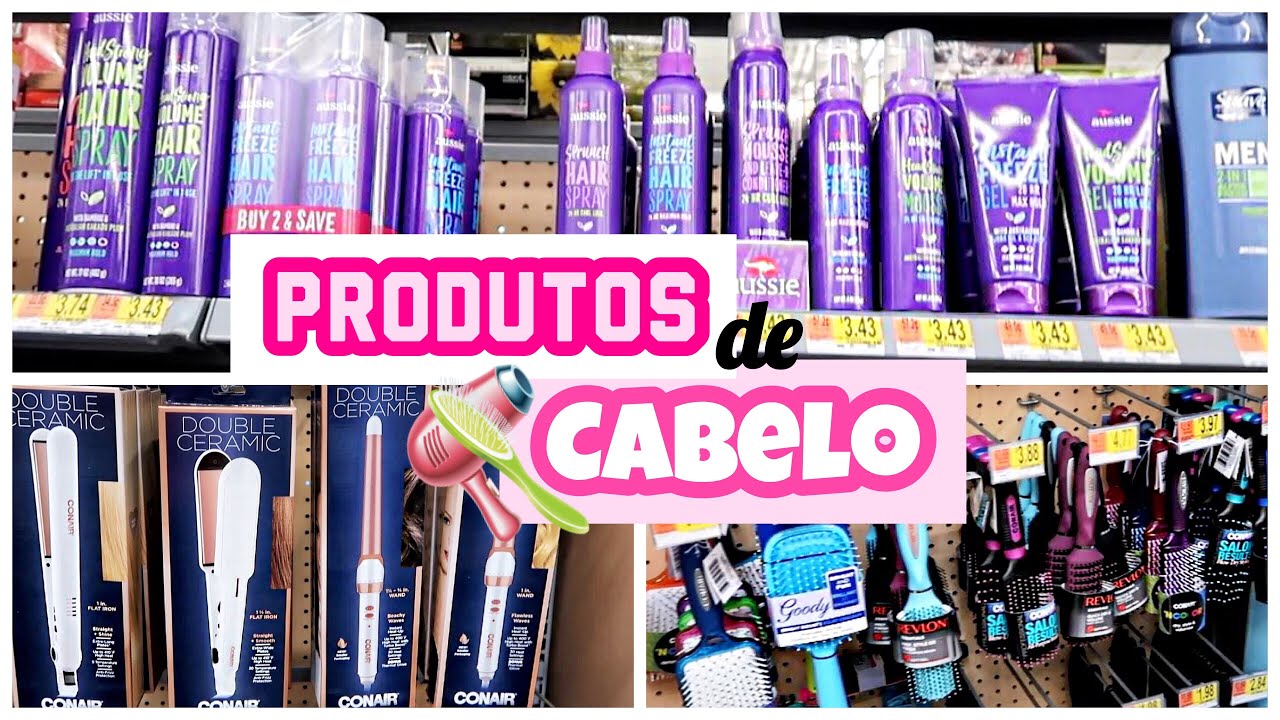 WALMART DOS EUA | PRODUTOS DE CABELO